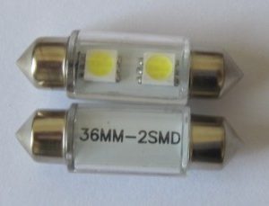 Auto LED Lighting Festoon 2SMD 5050