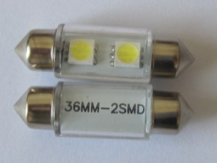 Auto LED-belysning Festoon 2SMD 5050