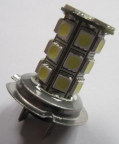 自動LED SMDライトH7 27SMD 5050