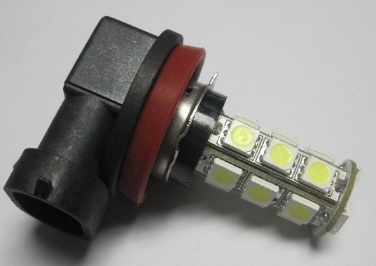 Lâmpada LED para carro mais vendida H8 18SMD 5050