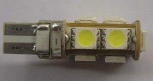 Авто лампочка W5W T10 WG 9SMD без ошибок