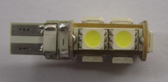 Auto-glödlampa W5W T10 WG 9SMD-felfri