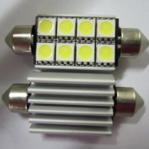 Automobile LED-belysning Festoon 8SMD Ingen varning