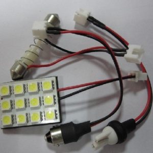 Placa de luz LED automática popular 12 SMD 5050