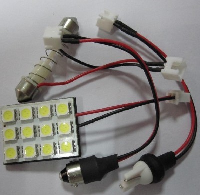 Lampe de plaque à LED automatique populaire 12 SMD 5050