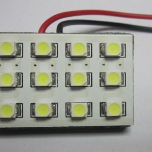 12 SMD 3528 Plate Motor Vehicle LED-belysning