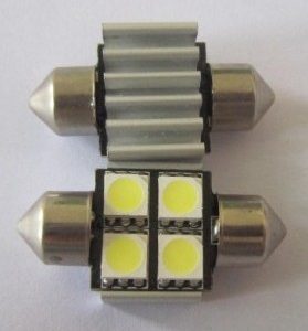 Lễ hội C5W 4SMD 5050 Xe LED 31MM Canbus