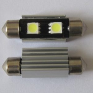 Ampoule LED Auto C5W 1.5W COB Festom 31mm 36mm 2 SMD Canbus