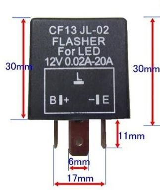 Relais d'éclairage à LED automobile CF13 LED Flasher