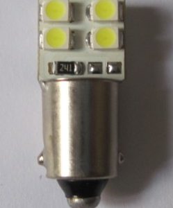 Auto LED-lampa W6W BA9S 8 SMD 3528 Car lampa