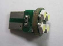 Auto LED lampa ljus T10 WG W5W 194 4 SMD 3528