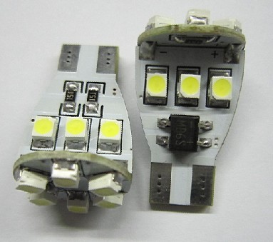 Luce LED per auto per automobile T10 WG 194 W5W 12SMD