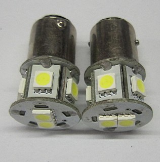 S25 BA15S BAY15D Lámpara LED para automóvil 7SMD 5050