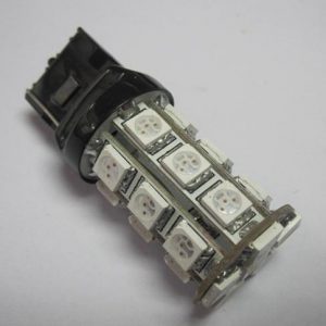 Auto LED-belysningslampa T20 Wedge 7440 7443 27SMD 5050