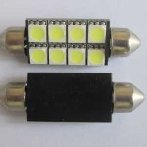 Luz LED automotriz Festoon C5W 8 SMD 42MM