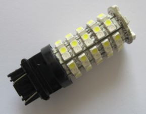 Автомобильная светодиодная лампа двухцветная 3157 92 SMD 3528