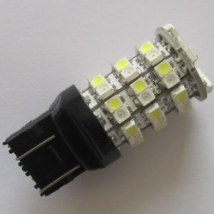 Auto LED Bulb 60SMD dual color yellow white S25 T20