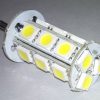 Auto LED Light Lamp G4 18SMD 5050 Lampadina LED automatica W6W BA9S