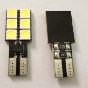 Bóng đèn LED ô tô T10 Wedge 6SMD 5050 W5W 194