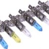 Car halogen bulb H1 blue yellow