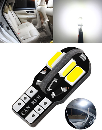 Automotive LED light T10 8SMD